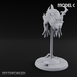 Perched And Calm Spirit Dragons C Miniature for Dungeons and Dragons, Pathfinder or other TTRPGs