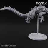 Perched And Calm Spirit Dragons C Miniature for Dungeons and Dragons, Pathfinder or other TTRPGs