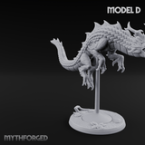 Perched And Calm Spirit Dragons D Miniature for Dungeons and Dragons, Pathfinder or other TTRPGs