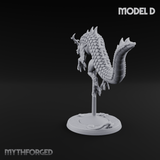Perched And Calm Spirit Dragons D Miniature for Dungeons and Dragons, Pathfinder or other TTRPGs