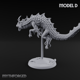 Perched And Calm Spirit Dragons D Miniature for Dungeons and Dragons, Pathfinder or other TTRPGs