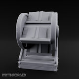 Spoke-Wheeled Tome-Tiered Scholar's Book Wheel Miniature for Dungeons and Dragons, Pathfinder or other TTRPGs