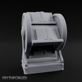 Spoke-Wheeled Tome-Tiered Scholar's Book Wheel Miniature for Dungeons and Dragons, Pathfinder or other TTRPGs