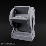 Spoke-Wheeled Tome-Tiered Scholar's Book Wheel Miniature for Dungeons and Dragons, Pathfinder or other TTRPGs