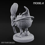 Spoon Wielding Mimic Cauldron A Miniature for Dungeons and Dragons, Pathfinder or other TTRPGs