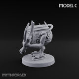 Spoon Wielding Mimic Cauldron C Miniature for Dungeons and Dragons, Pathfinder or other TTRPGs
