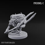 Spoon Wielding Mimic Cauldron C Miniature for Dungeons and Dragons, Pathfinder or other TTRPGs