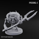 Spoon Wielding Mimic Cauldron C Miniature for Dungeons and Dragons, Pathfinder or other TTRPGs
