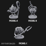 Spoon Wielding Mimic Cauldrons Miniature for Dungeons and Dragons, Pathfinder or other TTRPGs