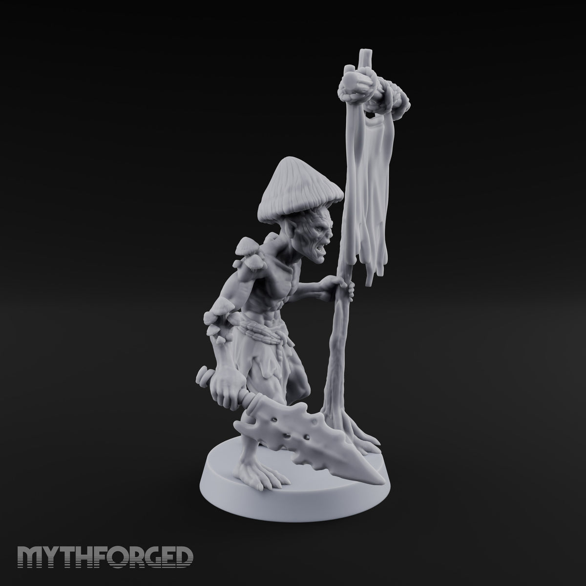 Rags Raised, Temper Frayed Myconid Standard Bearer