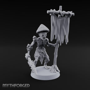 Rags Raised, Temper Frayed Myconid Standard Bearer