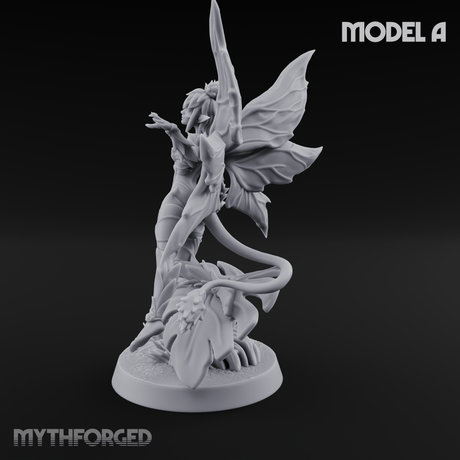 Wings Unfurling Gracefully Sprite Enchantresses A Miniature for Dungeons and Dragons, Pathfinder or other TTRPGs