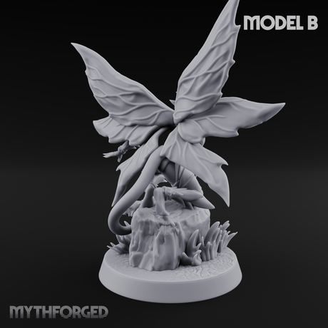 Wings Unfurling Gracefully Sprite Enchantresses B Miniature for Dungeons and Dragons, Pathfinder or other TTRPGs