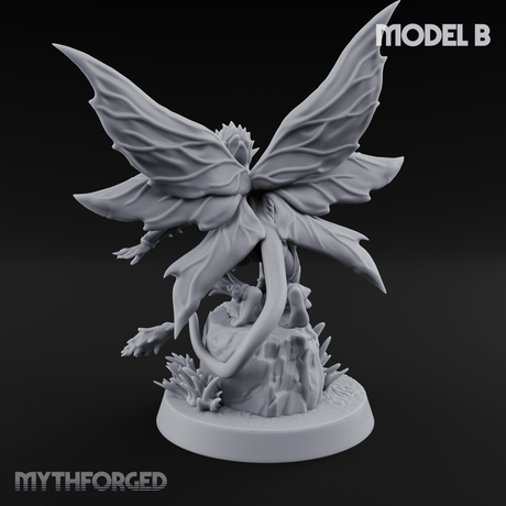 Wings Unfurling Gracefully Sprite Enchantresses B Miniature for Dungeons and Dragons, Pathfinder or other TTRPGs