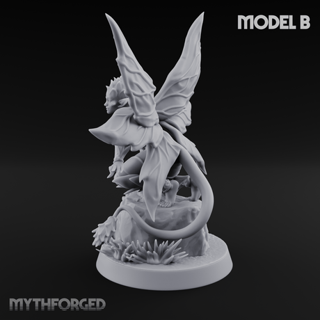 Wings Unfurling Gracefully Sprite Enchantresses B Miniature for Dungeons and Dragons, Pathfinder or other TTRPGs