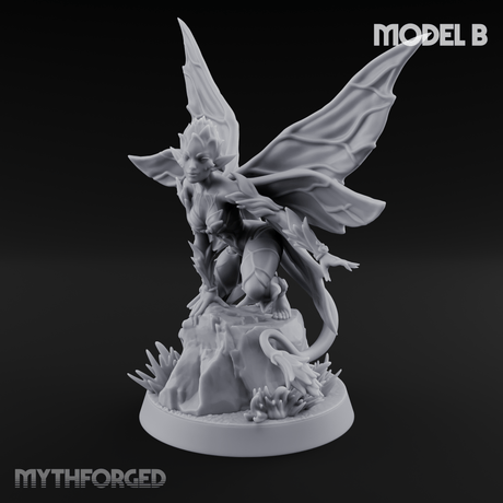 Wings Unfurling Gracefully Sprite Enchantresses B Miniature for Dungeons and Dragons, Pathfinder or other TTRPGs