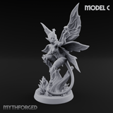 Wings Unfurling Gracefully Sprite Enchantresses Miniature for Dungeons and Dragons, Pathfinder or other TTRPGs