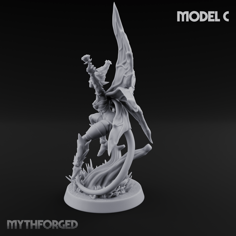 Wings Unfurling Gracefully Sprite Enchantresses C Miniature for Dungeons and Dragons, Pathfinder or other TTRPGs