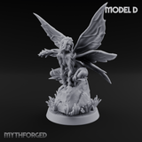 Wings Unfurling Gracefully Sprite Enchantresses D Miniature for Dungeons and Dragons, Pathfinder or other TTRPGs