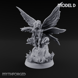 Wings Unfurling Gracefully Sprite Enchantresses D Miniature for Dungeons and Dragons, Pathfinder or other TTRPGs