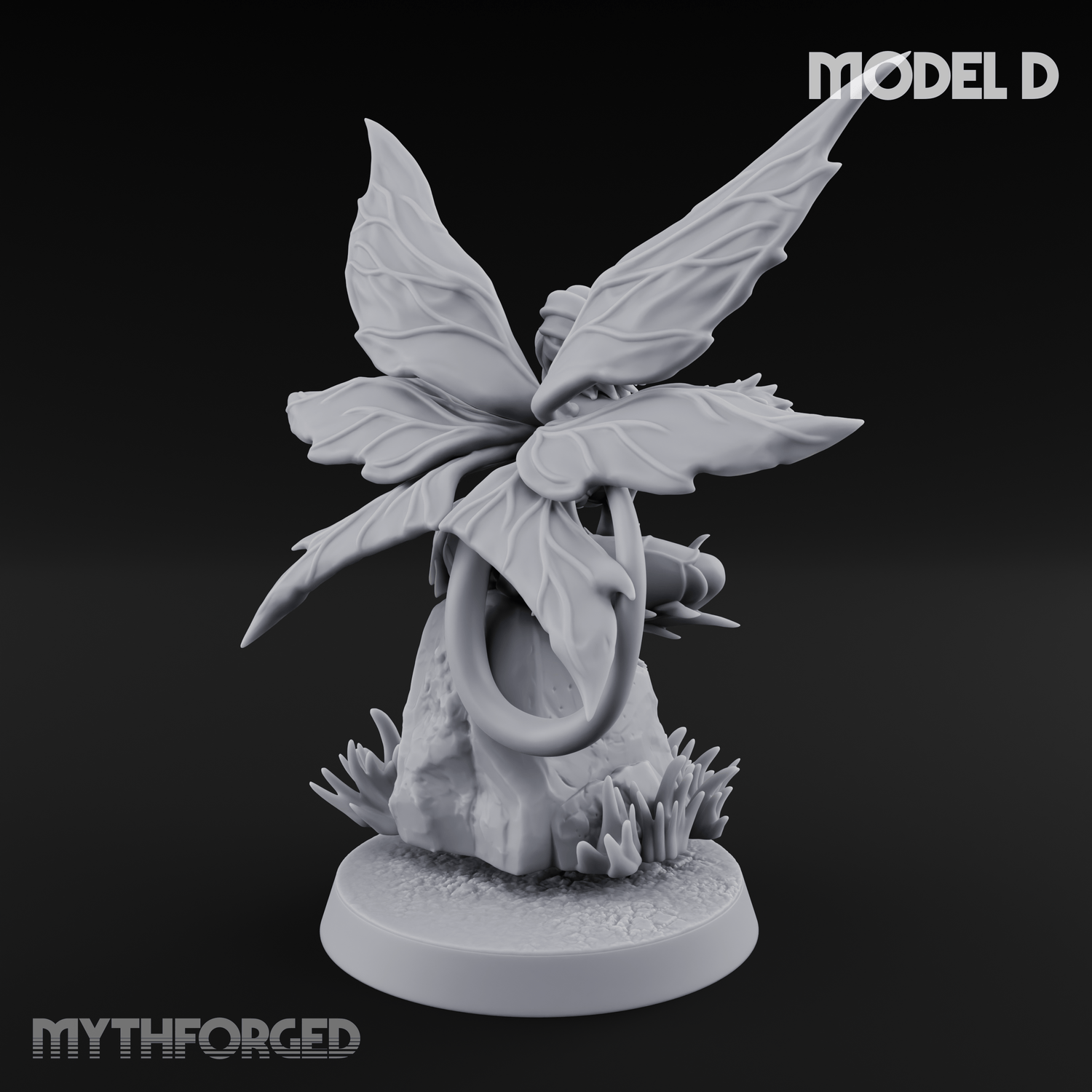 Wings Unfurling Gracefully Sprite Enchantresses D Miniature for Dungeons and Dragons, Pathfinder or other TTRPGs