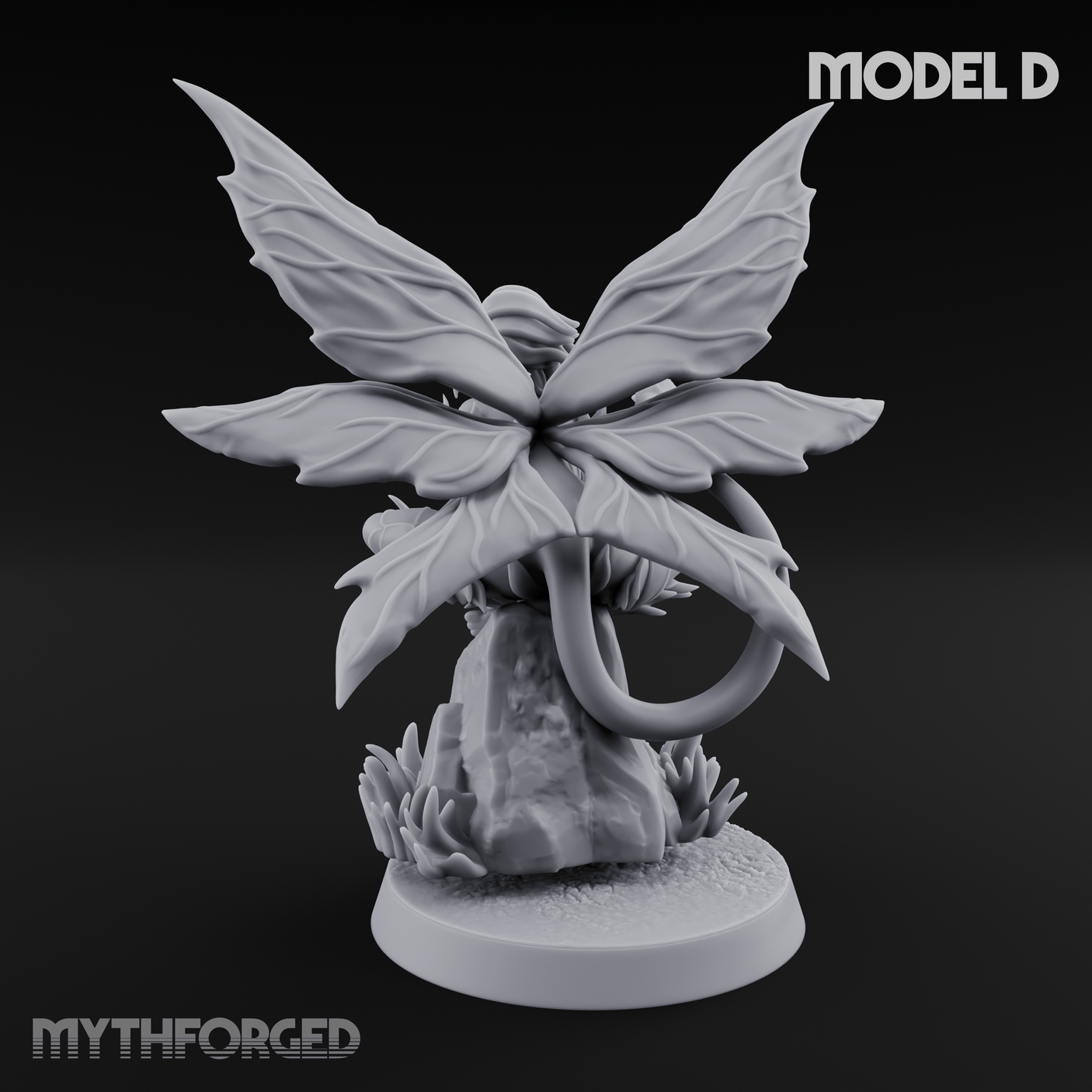 Wings Unfurling Gracefully Sprite Enchantresses D Miniature for Dungeons and Dragons, Pathfinder or other TTRPGs