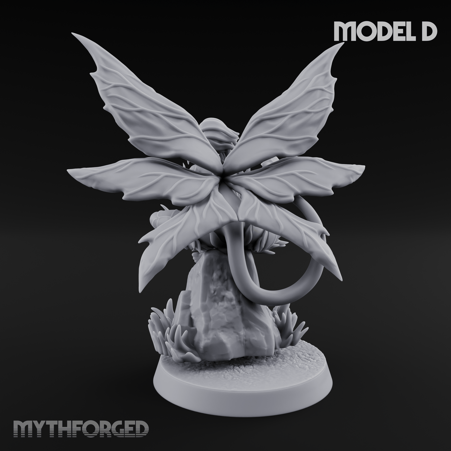 Wings Unfurling Gracefully Sprite Enchantresses D Miniature for Dungeons and Dragons, Pathfinder or other TTRPGs