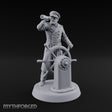 Spyglass Raised Human Captain Miniature for Dungeons and Dragons, Pathfinder or other TTRPGs