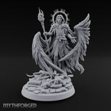 Staff Aloft Hand Outstretched Angel Sorcerer — 75mm