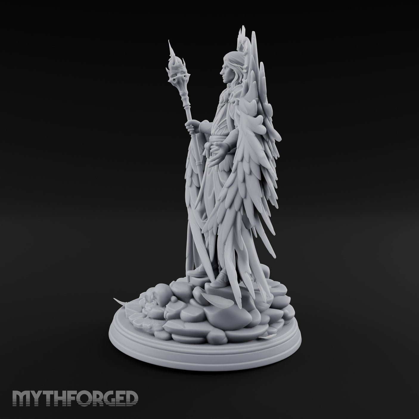 Staff Aloft Hand Outstretched Angel Sorcerer gallery 13