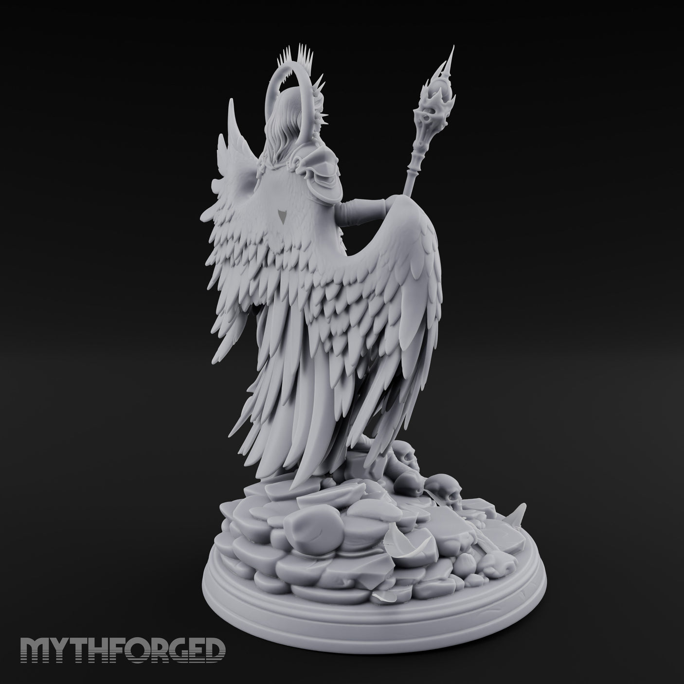 Staff Aloft Hand Outstretched Angel Sorcerer gallery 8