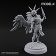 Staff Bearing Angel Priest A Miniature for Dungeons and Dragons, Pathfinder or other TTRPGs