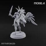 Staff Bearing Angel Priest A Miniature for Dungeons and Dragons, Pathfinder or other TTRPGs
