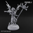 Staff Bearing Angel Priest C Miniature for Dungeons and Dragons, Pathfinder or other TTRPGs