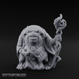 Staff Clutching Bullywug Wizard Miniature for Dungeons and Dragons, Pathfinder or other TTRPGs