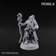 Staff Clutching Spell Casting Human Wizard A Miniature for Dungeons and Dragons, Pathfinder or other TTRPGs