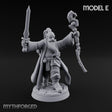 Staff Clutching Spell Casting Human Wizard E Miniature for Dungeons and Dragons, Pathfinder or other TTRPGs
