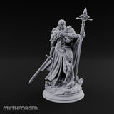 Staff Gripping Sword Trailing Human Paladin — 75mm