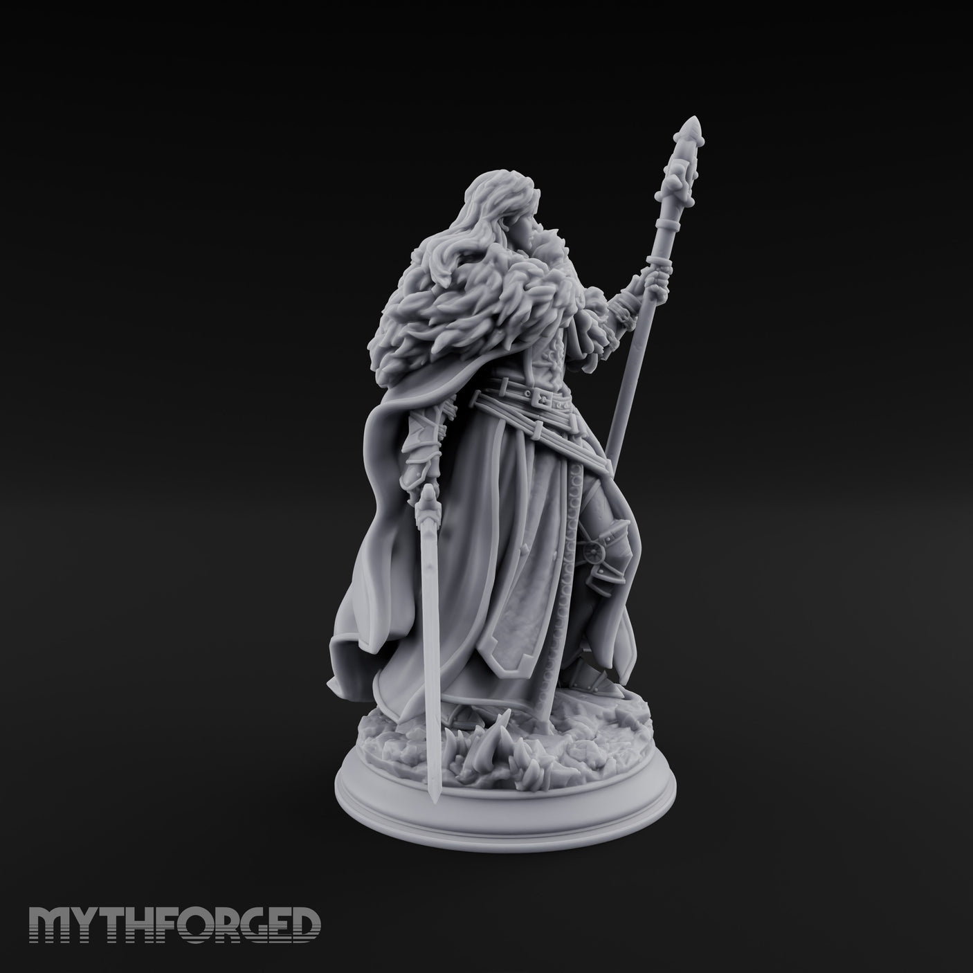 Staff Gripping Sword Trailing Human Paladin gallery 5