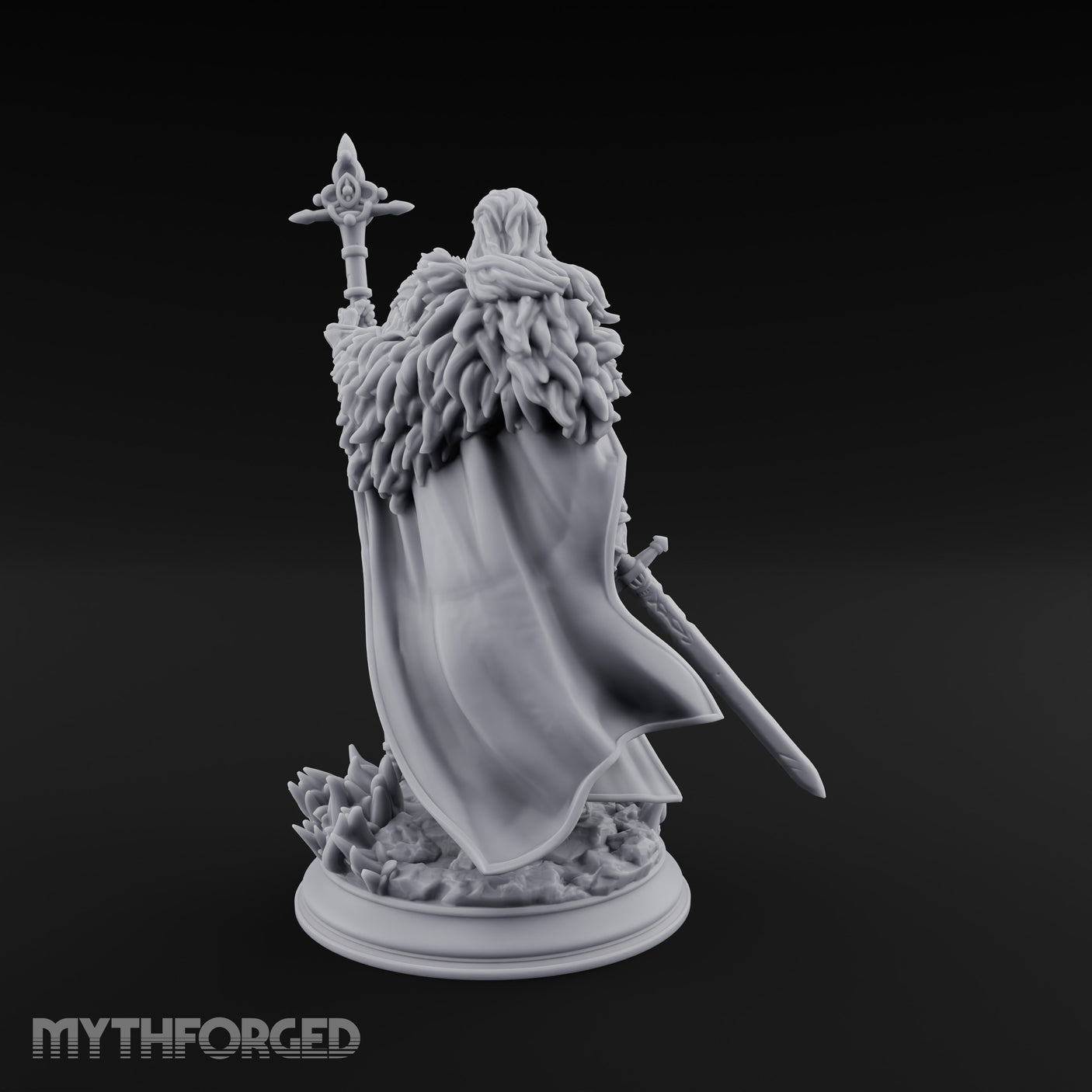 Staff Gripping Sword Trailing Human Paladin gallery 9