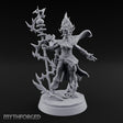Staff Sparking Casting Human Alchemist Miniature for Dungeons and Dragons, Pathfinder or other TTRPGs
