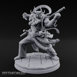 Staff Striking Oni Monk