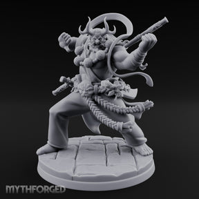 Staff Striking Oni Monk