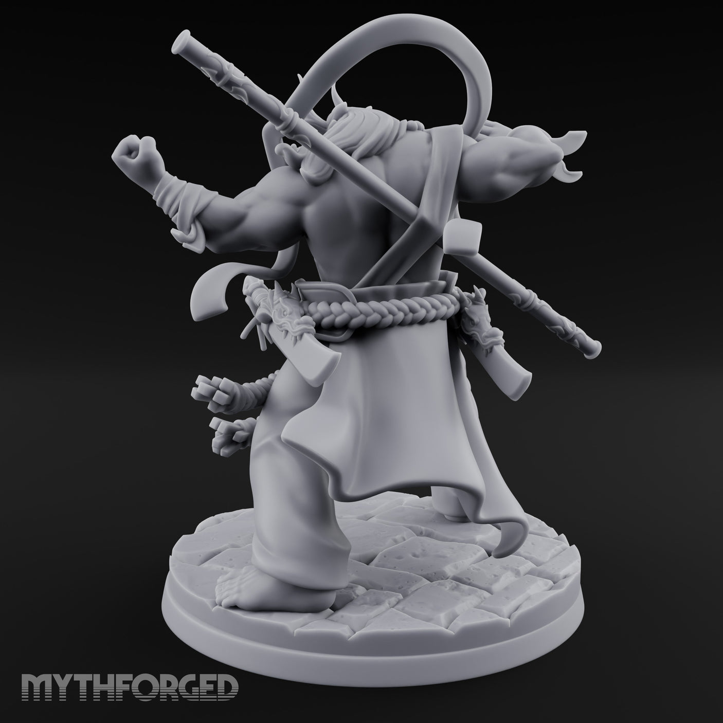 Staff Striking Oni Monk gallery 6