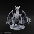 Standing Proud Chromatic Dragon — Gargantuan - 4" Base
