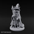 Star Hat Wearing Tabaxi Wizard Miniature for Dungeons and Dragons, Pathfinder or other TTRPGs