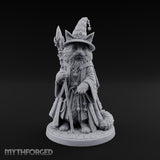 Star Hat Wearing Tabaxi Wizard Miniature for Dungeons and Dragons, Pathfinder or other TTRPGs