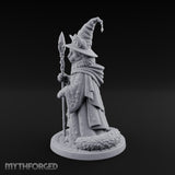 Star Hat Wearing Tabaxi Wizard Miniature for Dungeons and Dragons, Pathfinder or other TTRPGs