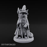 Star Hat Wearing Tabaxi Wizard Miniature for Dungeons and Dragons, Pathfinder or other TTRPGs