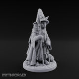 Star Hat Wearing Tabaxi Wizard Miniature for Dungeons and Dragons, Pathfinder or other TTRPGs